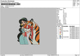 Jasmine2909 Embroidery File 6 sizes