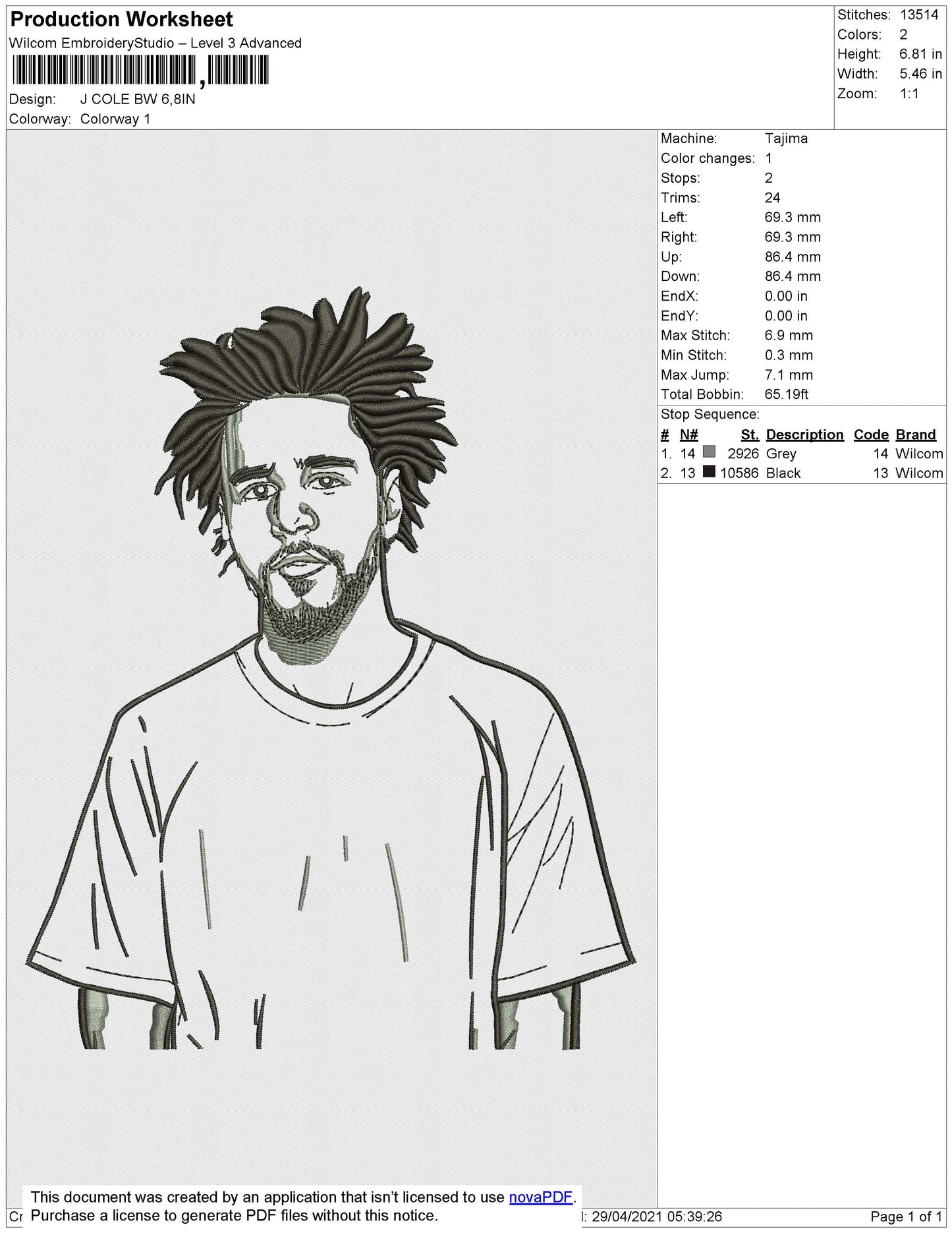 J Cole BW