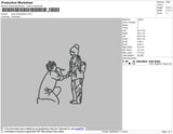 Juice Phototline Embroidery File 4 size