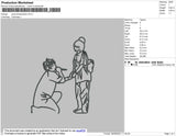Juice Phototline Embroidery File 4 size