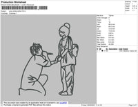 Juice Phototline Embroidery File 4 size