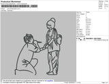 Juice Phototline Embroidery File 4 size