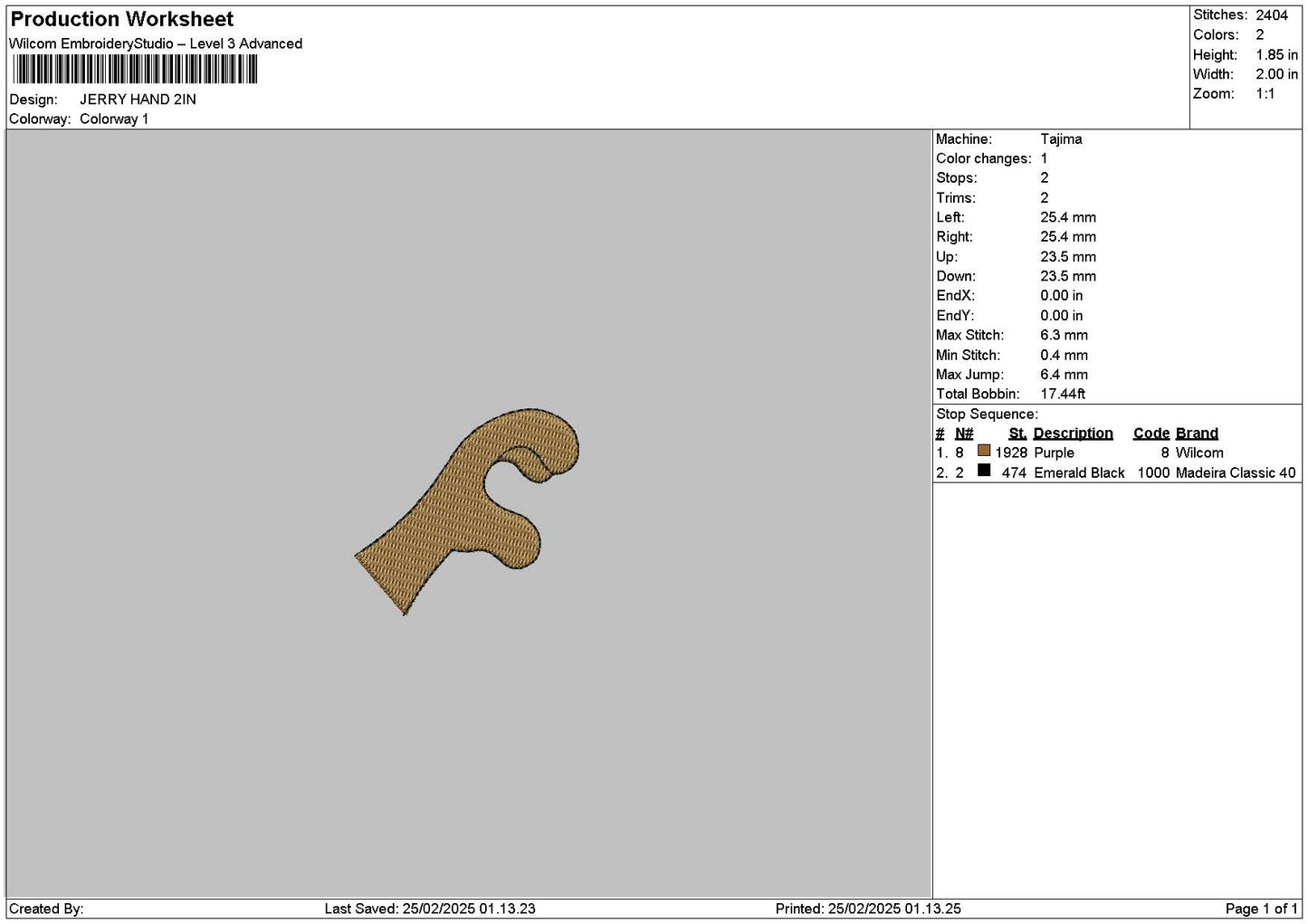 Jerryhand Embroidery File 6 sizes