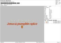 Pumpkintext2608 Embroidery File 6 sizes