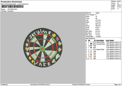 Jetaimecircle Embroidery File 6 sizes