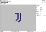JJ Logo Embroidery File 6 sizes