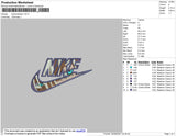 Nike Jujutsukaisen Embroidery File 4 size