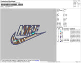Nike Jujutsukaisen Embroidery File 4 size