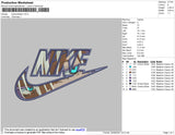 Nike Jujutsukaisen Embroidery File 4 size