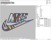 Nike Jujutsukaisen Embroidery File 4 size