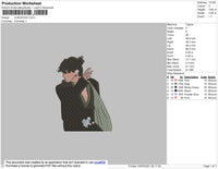 Jungkook Embroidery File 4 size