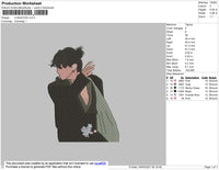 Jungkook Embroidery File 4 size