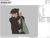 Jungkook Embroidery File 4 size