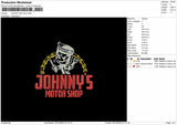 JOHNNY'S MOTOR Embroidery File