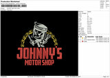 JOHNNY'S MOTOR Embroidery File