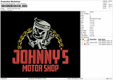 JOHNNY'S MOTOR Embroidery File