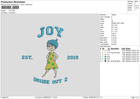 Joy 19 Embroidery File 6 sizes