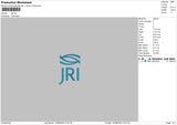 Jritext Embroidery File 6 sizes