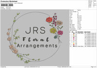 JRS LOGO for Embroidery machine