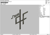 Jsuistext Embroidery File 6 sizes