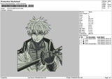 Jujutsu2704 Bw Embroidery File 6 sizes