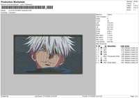 Jujutsu K Embroidery File 6 sizes