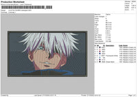 Jujutsu K Embroidery File 6 sizes