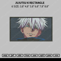 Jujutsu K Embroidery File 6 sizes
