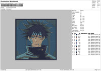 Jujutsu Box Embroidery File 4 size