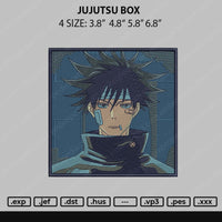Jujutsu Box Embroidery File 4 size