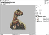 Dino 02 Embroidery File 6 sizes