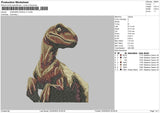 Dino 02 Embroidery File 6 sizes