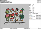 Christmastext 2510 Embroidery File 6 sizes