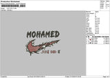 Swoosh Did It Embroidery File 6 sizes