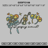 Goofy3108 Embroidery File 6 sizes