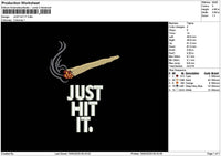 Smoke 1104 Embroidery File 6 sizes