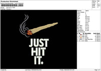 Smoke 1104 Embroidery File 6 sizes