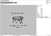 Just Take This Step Embroidery File 4 size