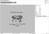 Just Take This Step Embroidery File 4 size