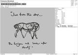 Just Take This Step Embroidery File 4 size