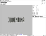 Juventina Embroidery File 4 size