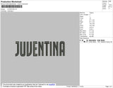 Juventina Embroidery File 4 size