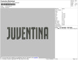 Juventina Embroidery File 4 size