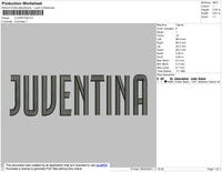 Juventina Embroidery File 4 size