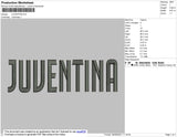 Juventina Embroidery File 4 size