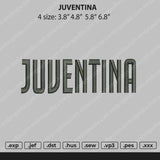 Juventina Embroidery File 4 size