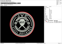 JVC Steel Buildings Embroidery File 4 size