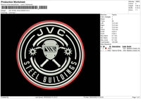 JVC Steel Buildings Embroidery File 4 size