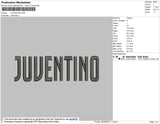 Juventino Embroidery File 4 size