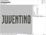 Juventino Embroidery File 4 size